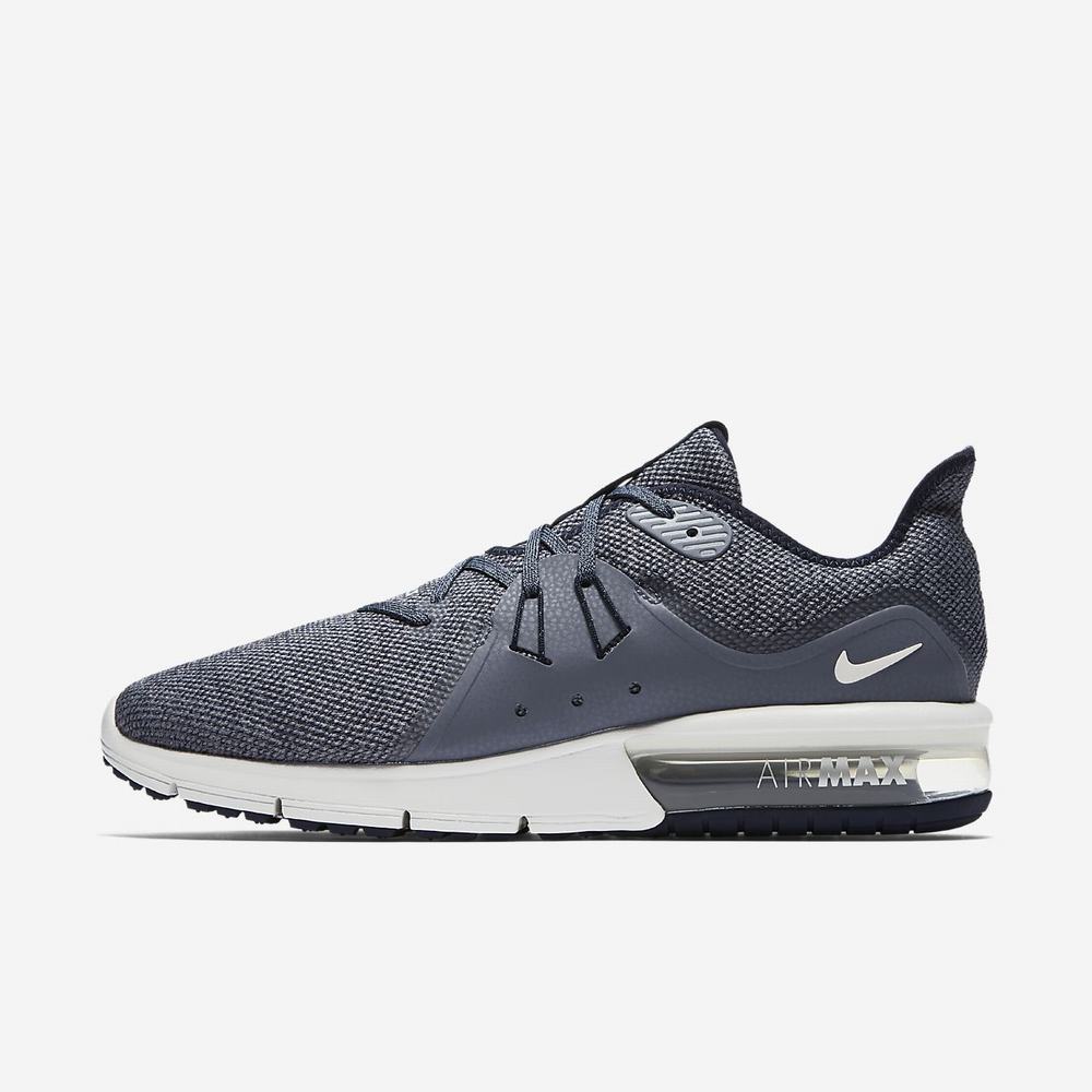 Sneakers Nike Air Max Sequent 3 Grise 3589-721 Obsidian/Dark Sky Blue/Summit White Homme | FCA-04977822